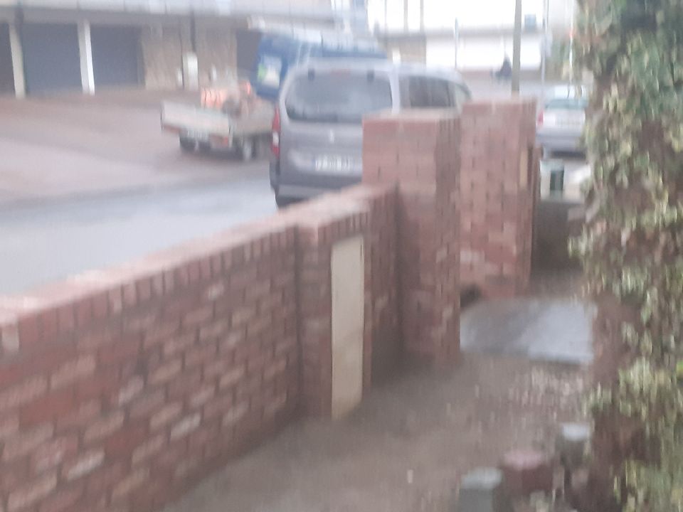 Construction d'un muret - Dunkerque